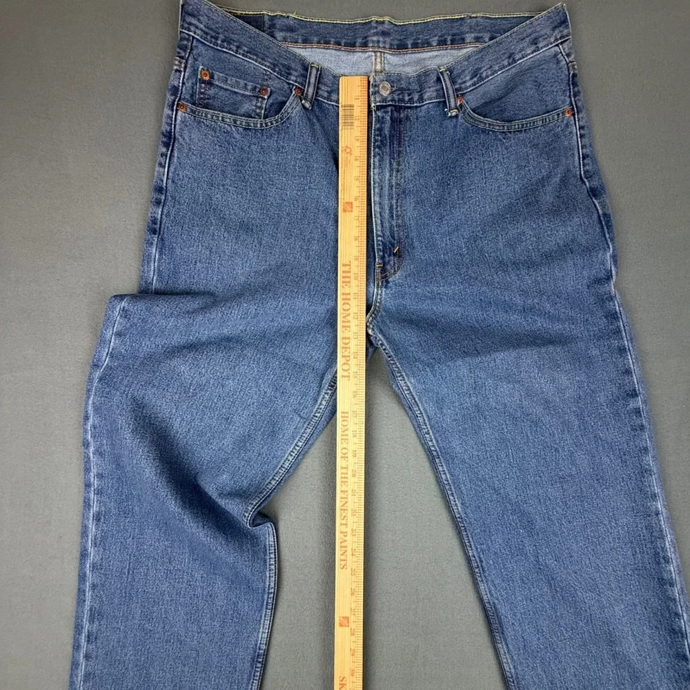 Levis 550 Relaxed Fit Jeans Mens 40x32 Blue Medium Wash Tapered Leg‎ 00550-4891